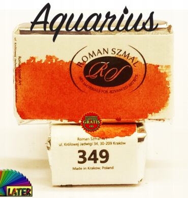 Quinacridone burnt sienna akwarela Aquarius 349