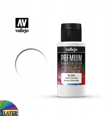 Werniks satynowy do aerografu 60ml Vallejo 063