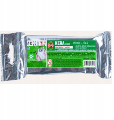 KERA plast lekka glinka samoutwardzalna 400g-biała