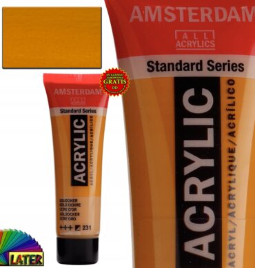 Farba akrylowa Amsterdam 20ml kolor gold ochre 231