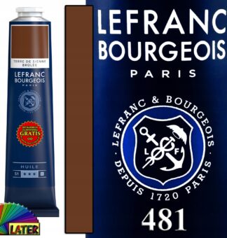 Farba olejna Lefranc 150ml Burnt Sienna 481