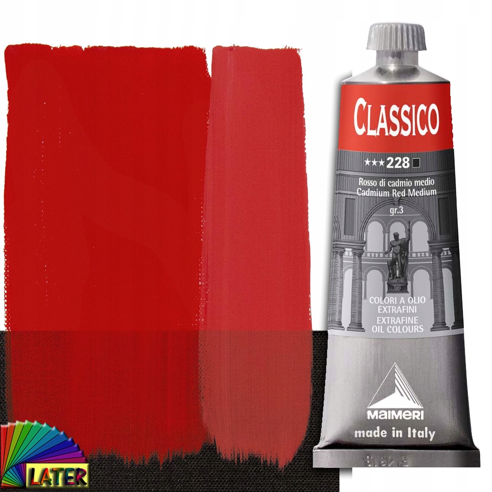 Farba olejna Classico 60ml cadmium red medium 228