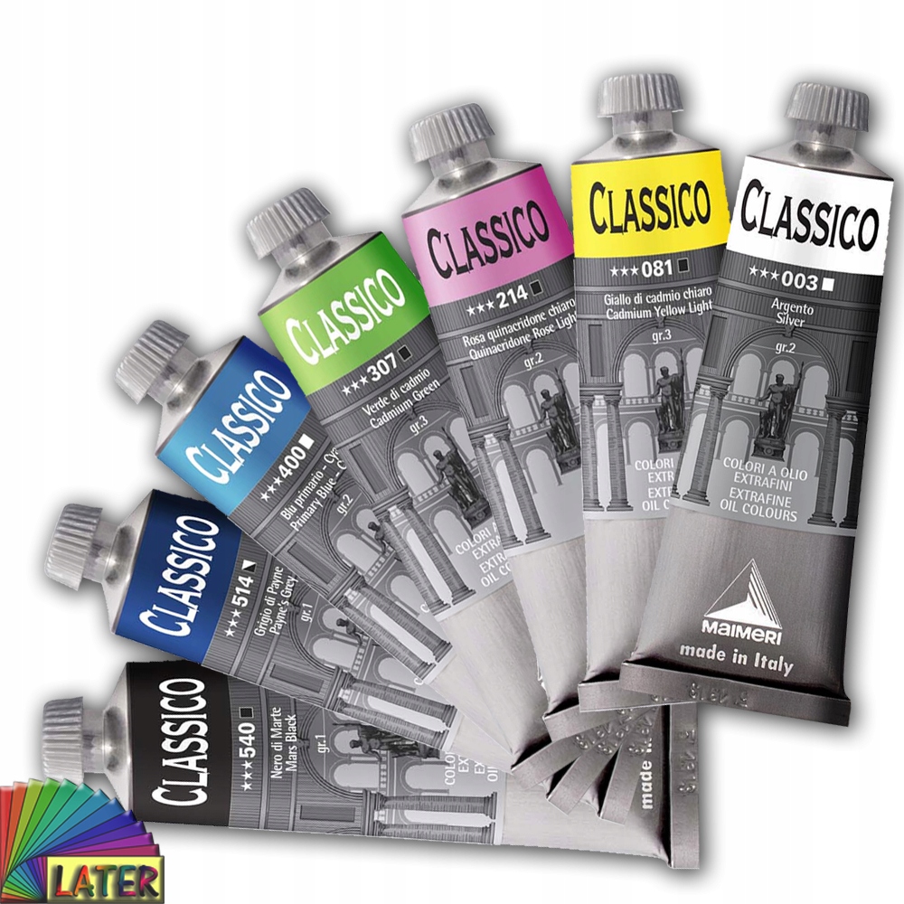 Farba olejna Classico 60ml cadmium red medium 228 - obrazek 2