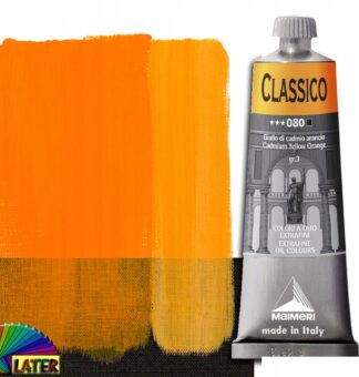 Farba olejna Classico 60ml Cadmium orange 080