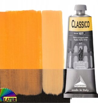 Farba olejna Classico 60ml Naples Yellow Deep 107