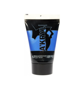 Farba akrylowa Renesans 100ml micaceous blue 67