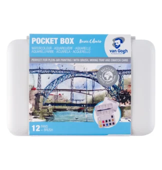 Zestaw-akwareli-Van-Gogh-12-kostek-pędzel-Pocket-Box-plastyczni1