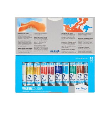 Zestaw-farb-akwarelowych-w-tubkach-Van Gogh-10 kolorów-10ml-plastyczni2